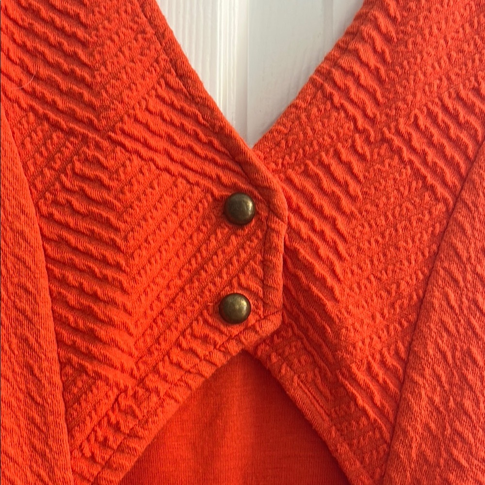 Maeve Vibrant Orange Mini Dress from anthropology - Picture 3 of 6